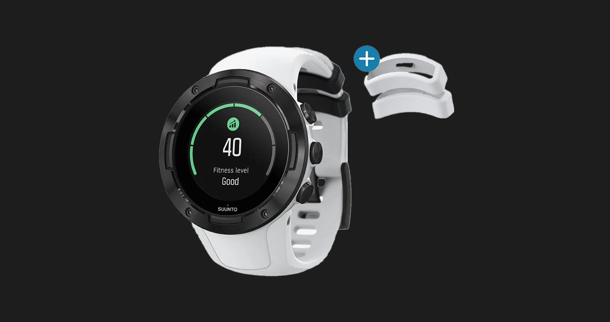 White suunto online watch